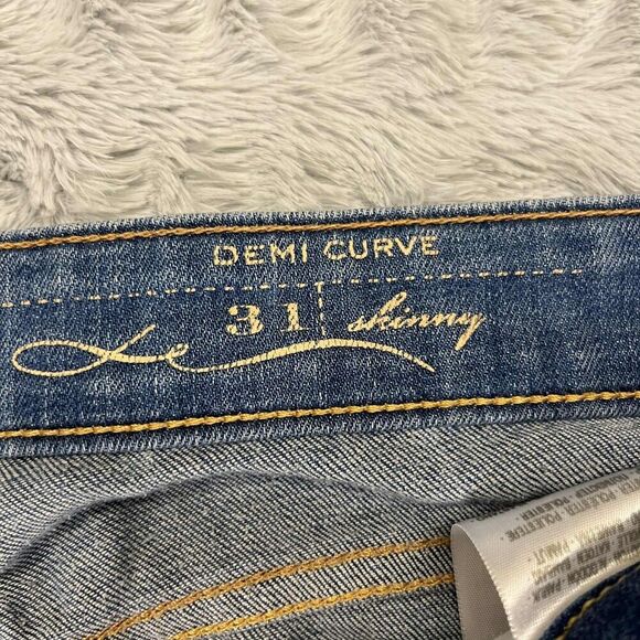 Levis Jeans Womens 31 (34x29.5) Demi Curve Skinny Medium Wash Stretch Denim - Picture 5 of 11